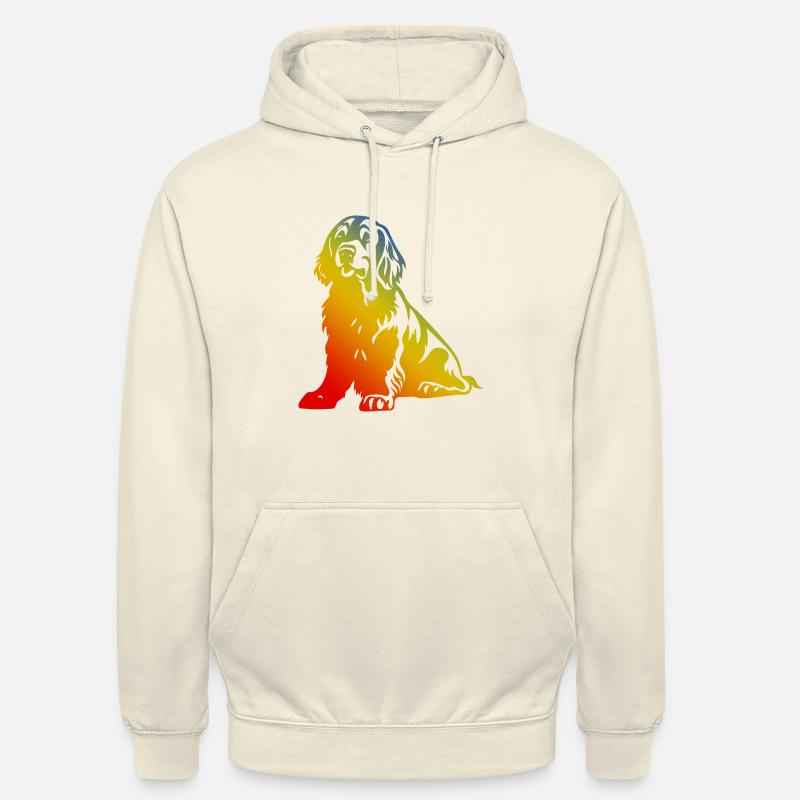Cocker Spaniel Hund Bunt - Unisex Hoodie - Vanille-Milchshake