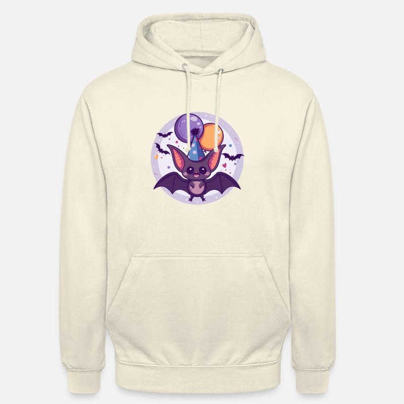 Chauve-souris Anniversaire Bébé - Sweat-shirt à capuche unisexe - vanille