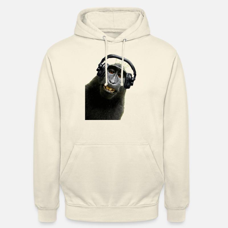 Hemd Monkey Music von Custom - Unisex Hoodie - Vanille-Milchshake