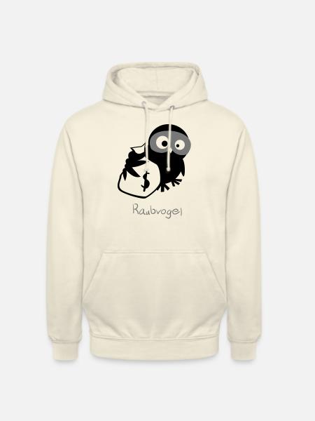 EULE // Raubvogel. - Unisex Hoodie - Vanille-Milchshake