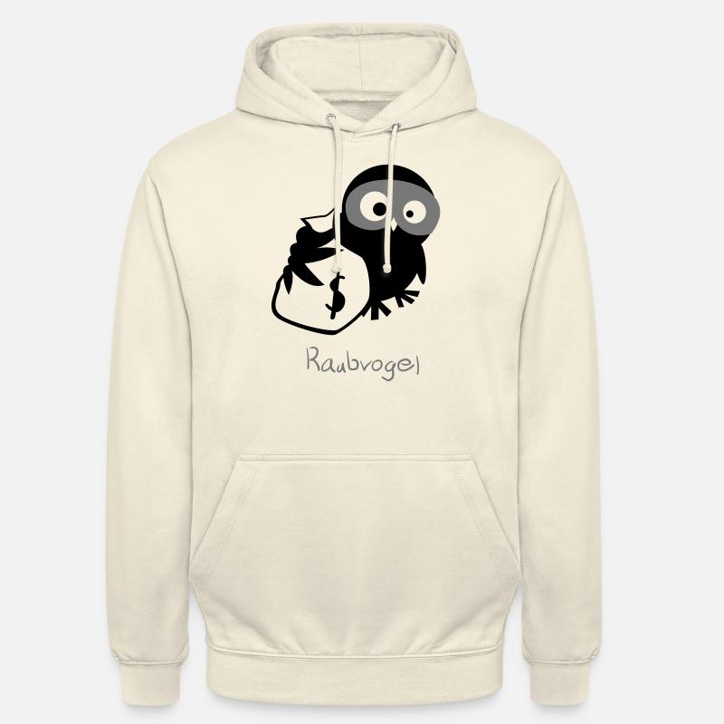 EULE // Raubvogel. - Unisex Hoodie - Vanille-Milchshake