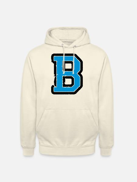 b_02 - Sweat-shirt à capuche unisexe - vanille