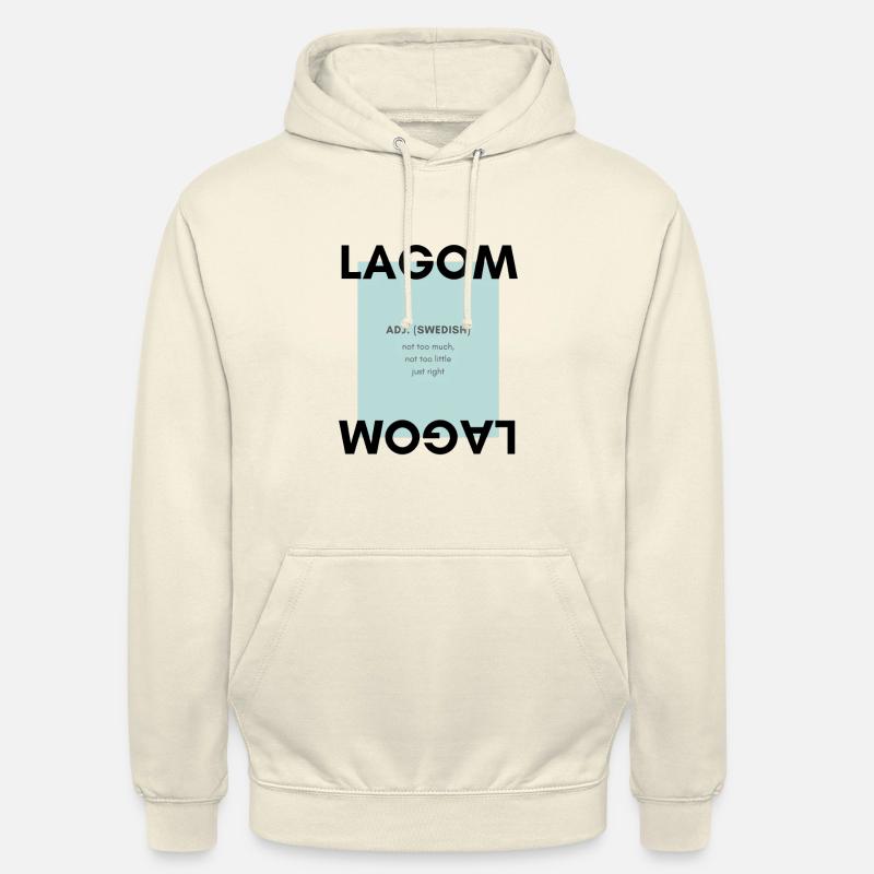 Lagom - Luvtröja unisex - vaniljmilkshake