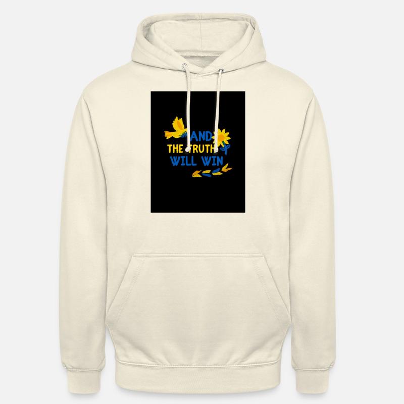 Paix - Sweat-shirt à capuche unisexe - vanille