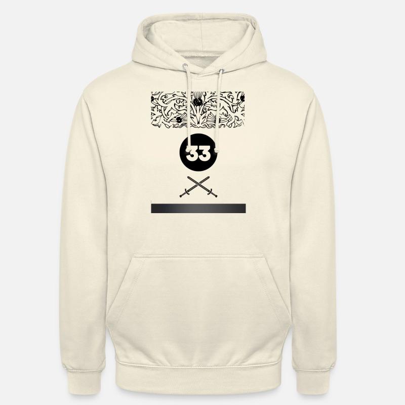 Conception de l’épée - Sweat-shirt à capuche unisexe - vanille