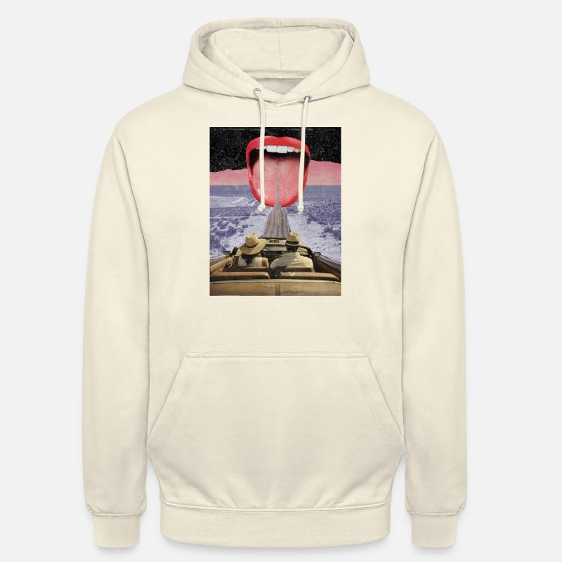 Plakat Pop Art - Bluza z kapturem typu unisex - shake waniliowy