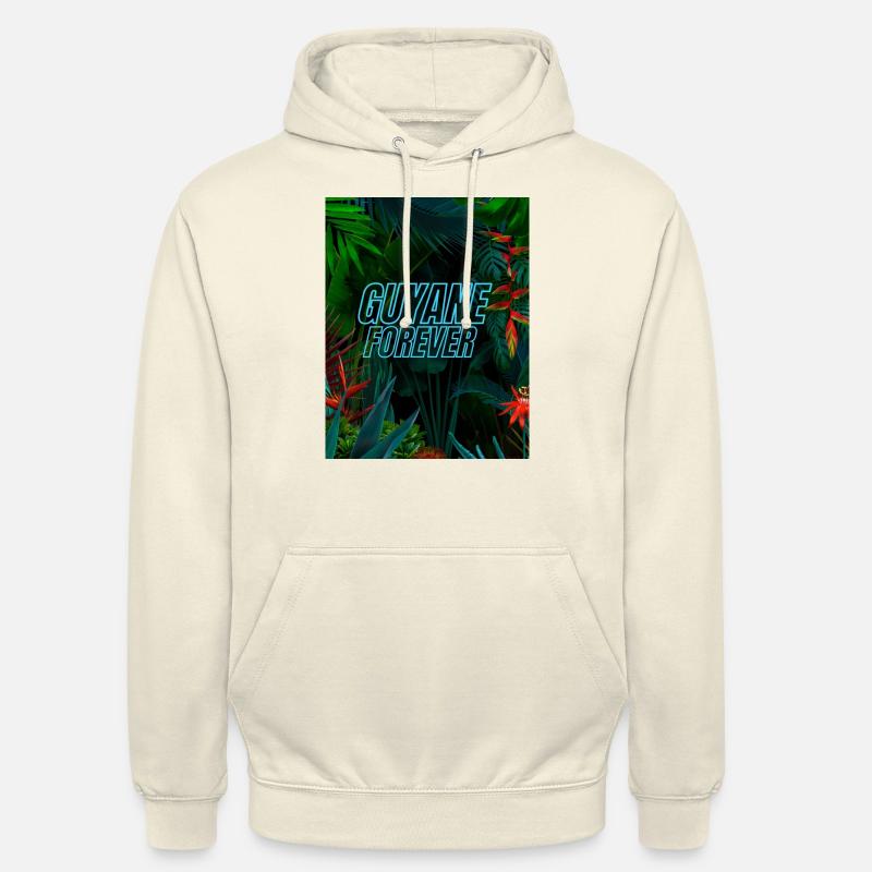 Guyane Forever Forêt Amazonienne 01 - Sweat-shirt à capuche unisexe - vanille