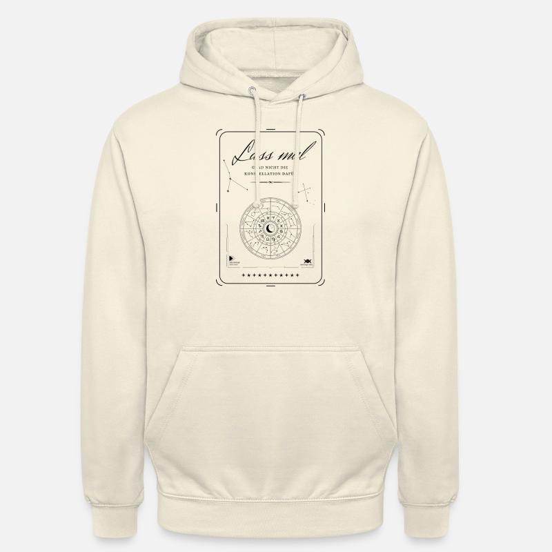Lass mal - Astrologie - Konstellation - Unisex Hoodie - Vanille-Milchshake