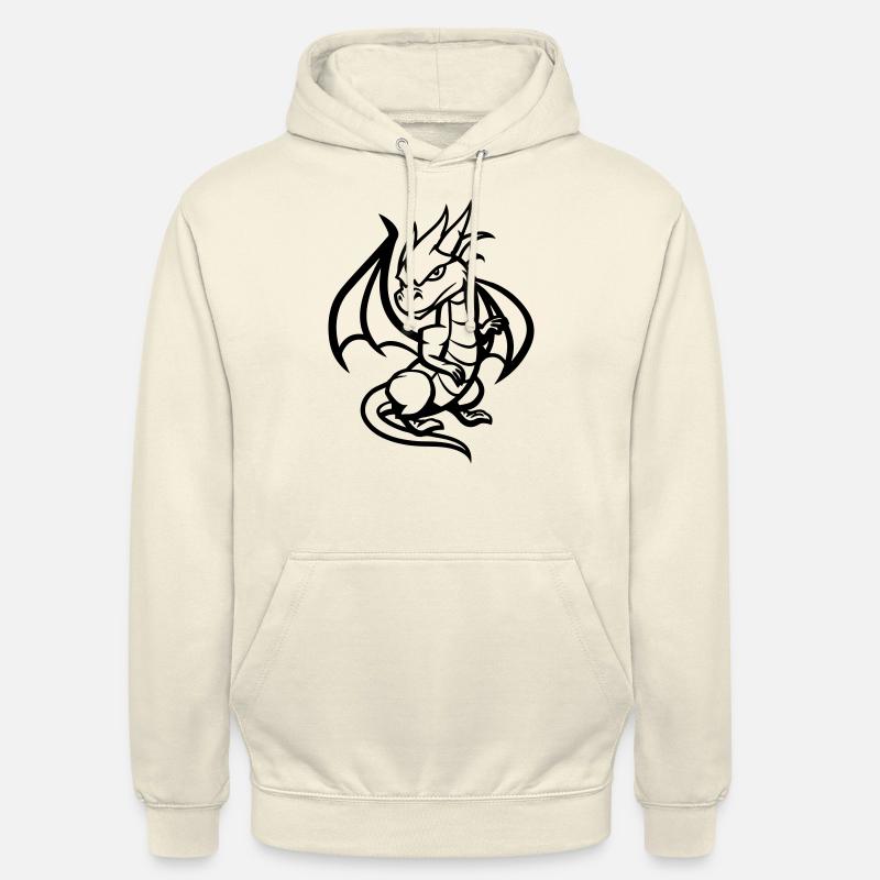 dragon - Sweat-shirt à capuche unisexe - vanille