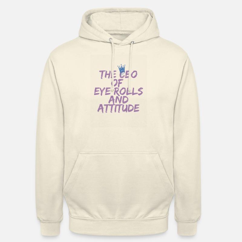 Geschäftsführer von Eye Roll - Unisex Hoodie - Vanille-Milchshake