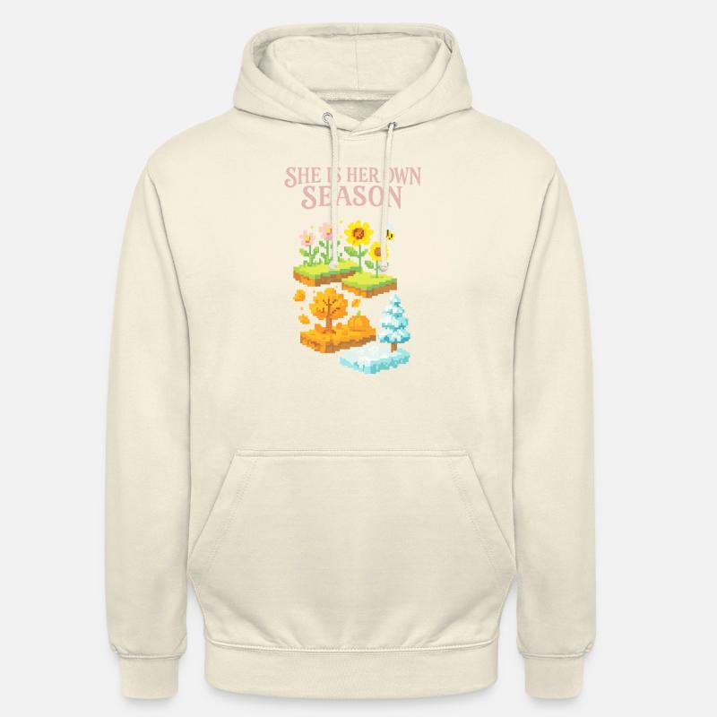 C’est sa propre saison ! - Sweat-shirt à capuche unisexe - vanille
