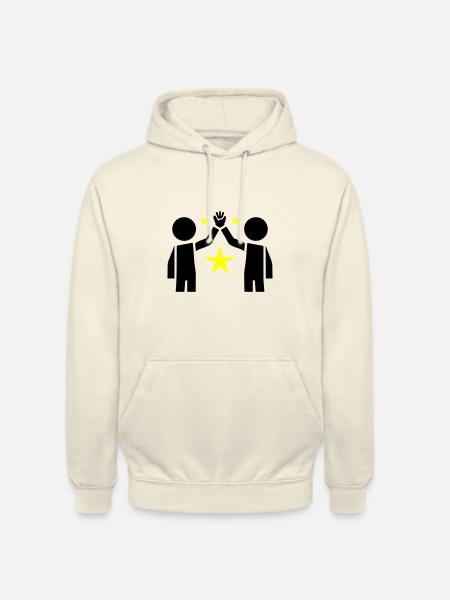 Freundschaft Beste Freunde - Unisex Hoodie - Vanille-Milchshake