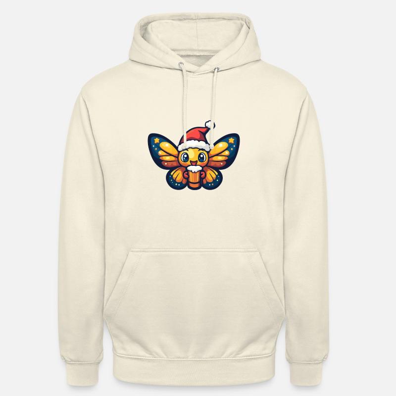 Papillon Bière Noël Noël - Sweat-shirt à capuche unisexe - vanille
