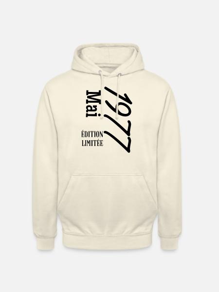 limited edition May 1977 - Unisex Hoodie - vanilla