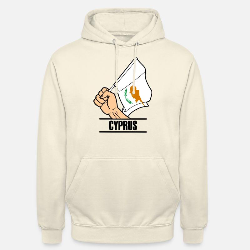 Flagge Zypern erster Text ZYPERN - Unisex Hoodie - Vanille-Milchshake