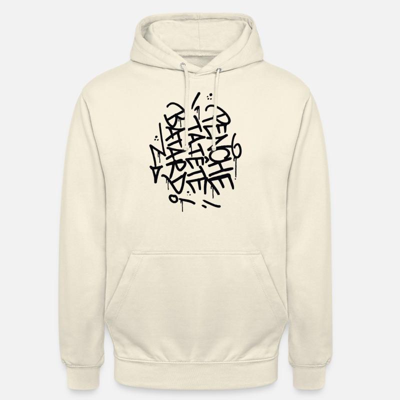 Penche ta tête bâtard - Sweat-shirt à capuche unisexe - vanille