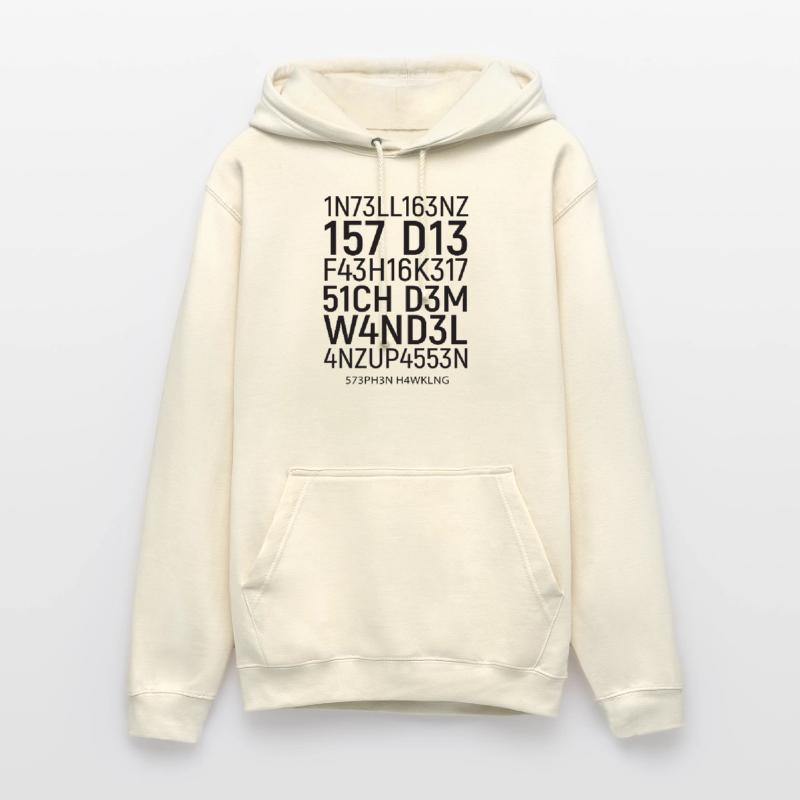 L'intelligence est la capacité ... Tricky, math Sweat-shirt à capuche unisexe