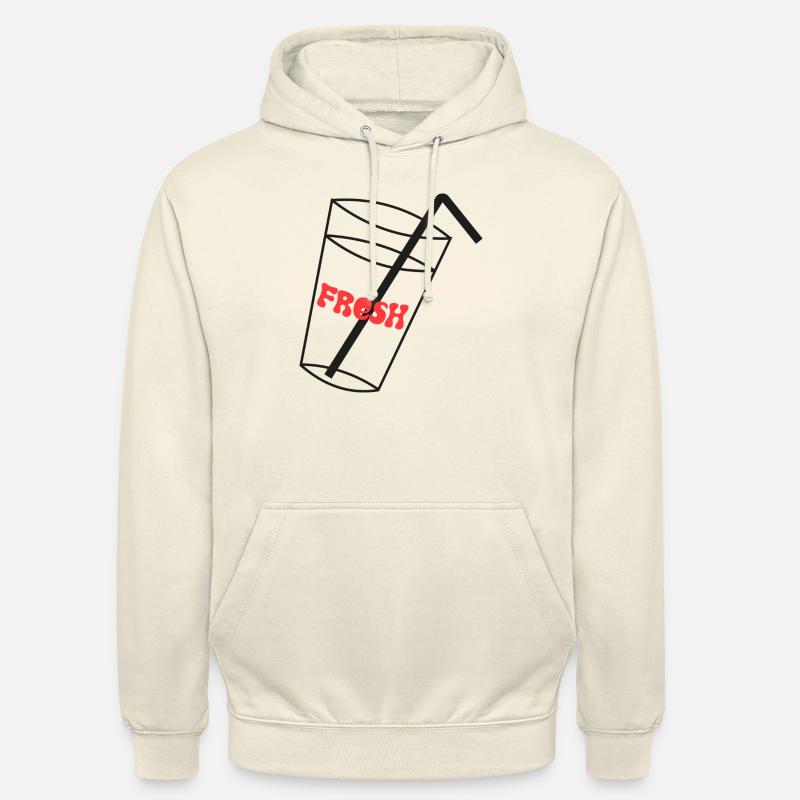 fresh - Sweat-shirt à capuche unisexe - vanille