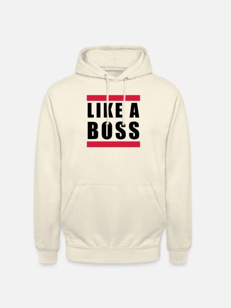 like a boss - Unisex Hoodie - vanilla