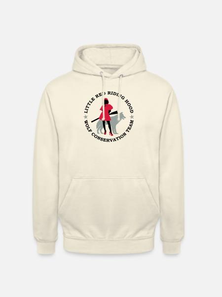 Wolf conservation team - Unisex Hoodie - vanilla