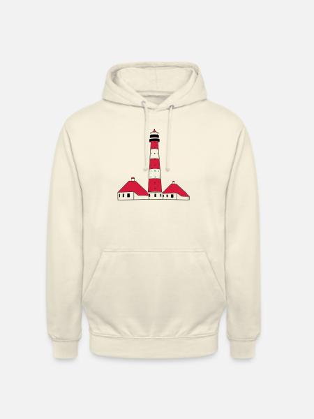 Westerhever Leuchtturm - Unisex Hoodie - Vanille-Milchshake