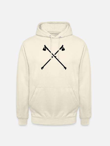 Nordic Walking - Unisex Hoodie - vanilla