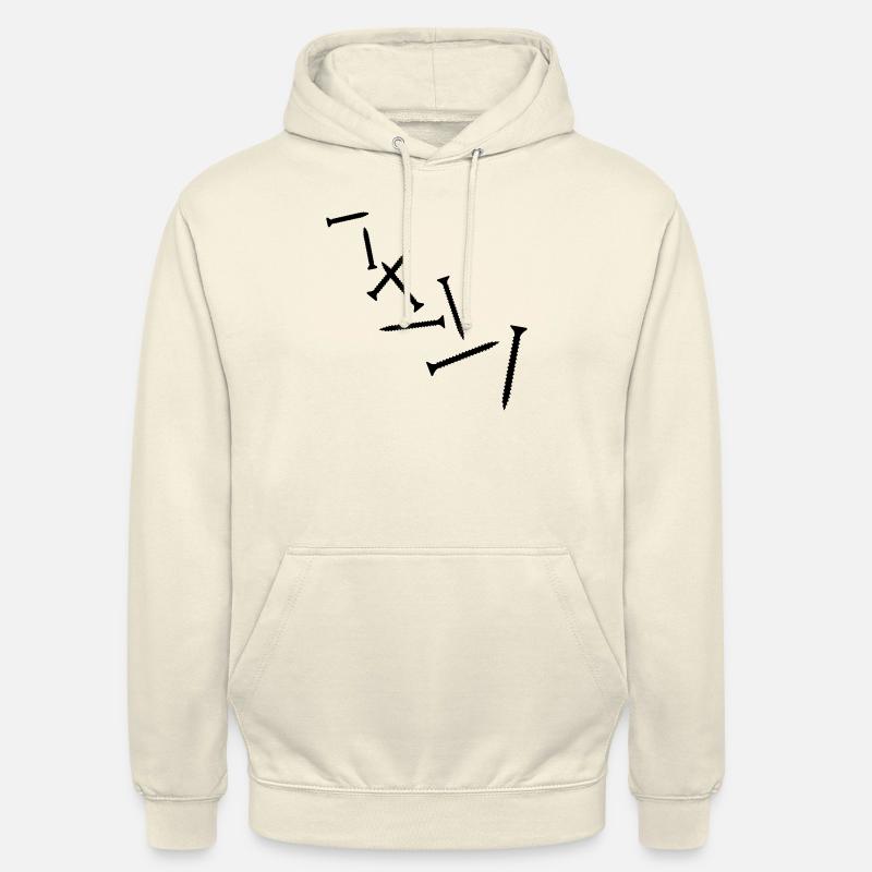 Vis - Sweat-shirt à capuche unisexe - vanille