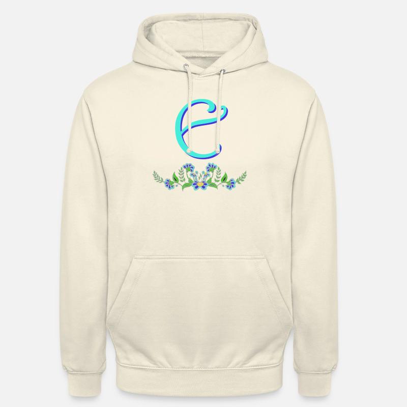 blaue blume e - Unisex Hoodie - Vanille-Milchshake