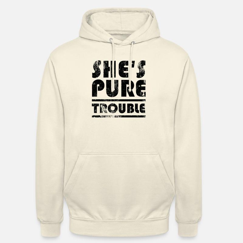 Sie ist purer Ärger... Problem - Unisex Hoodie - Vanille-Milchshake