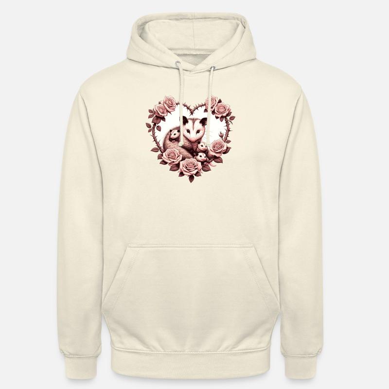Possum mama - Unisex Hoodie - vanilla