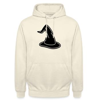 Magischer Hut - Unisex Hoodie - Vanille-Milchshake - Vorne - Alina (178cm) & Michal (187cm)