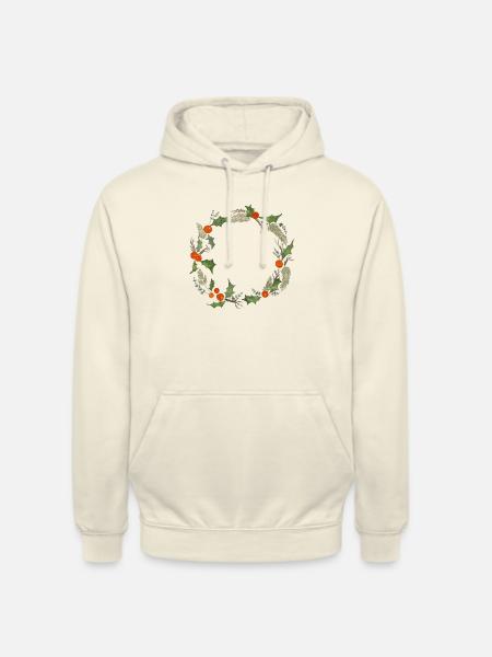 Winterkranz - Unisex Hoodie - Vanille-Milchshake