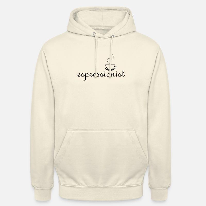 espressionniste - parce que vous aimez le café - Sweat-shirt à capuche unisexe - vanille