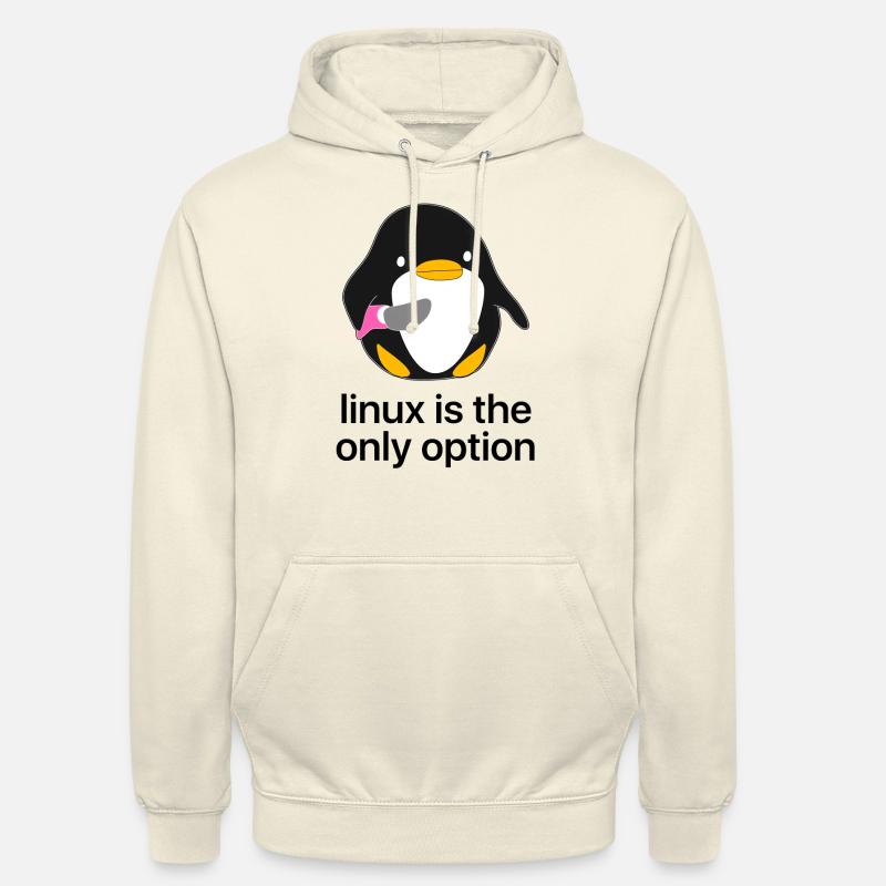 Linux ist die einzige Option - Unisex Hoodie - Vanille-Milchshake