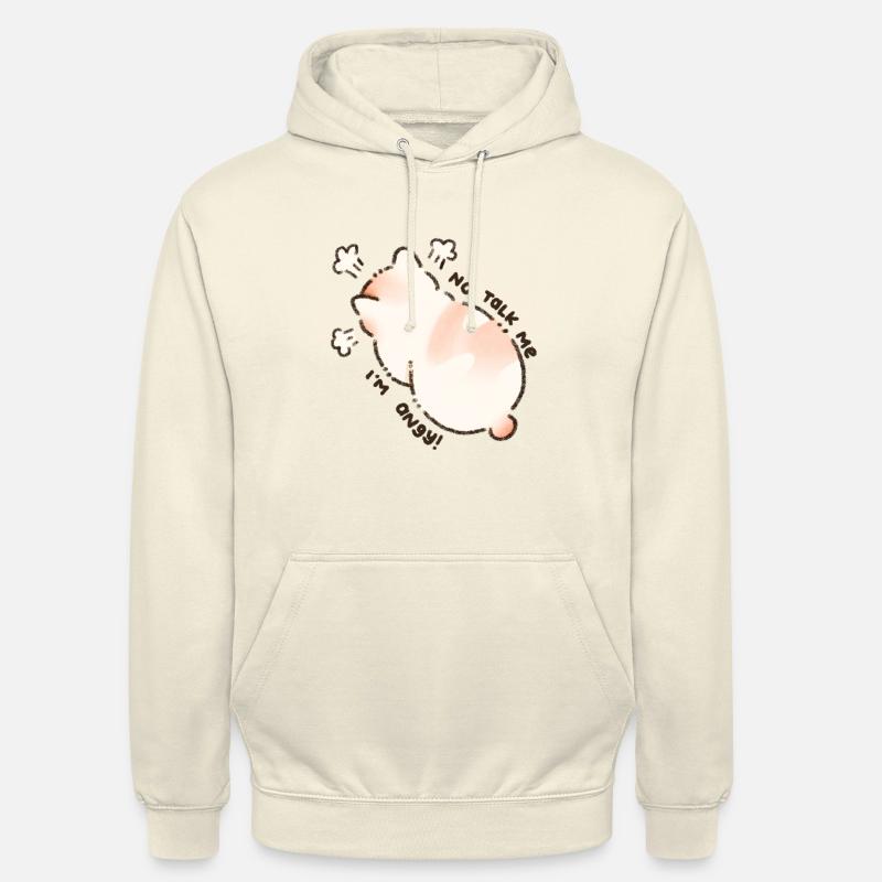Nein, reden Sie mich, ich bin eine wütende Katze - Unisex Hoodie - Vanille-Milchshake