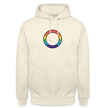 Ace Spectrum - Unisex Hoodie - Vanille-Milchshake - Vorne - Alina (178cm) & Michal (187cm)