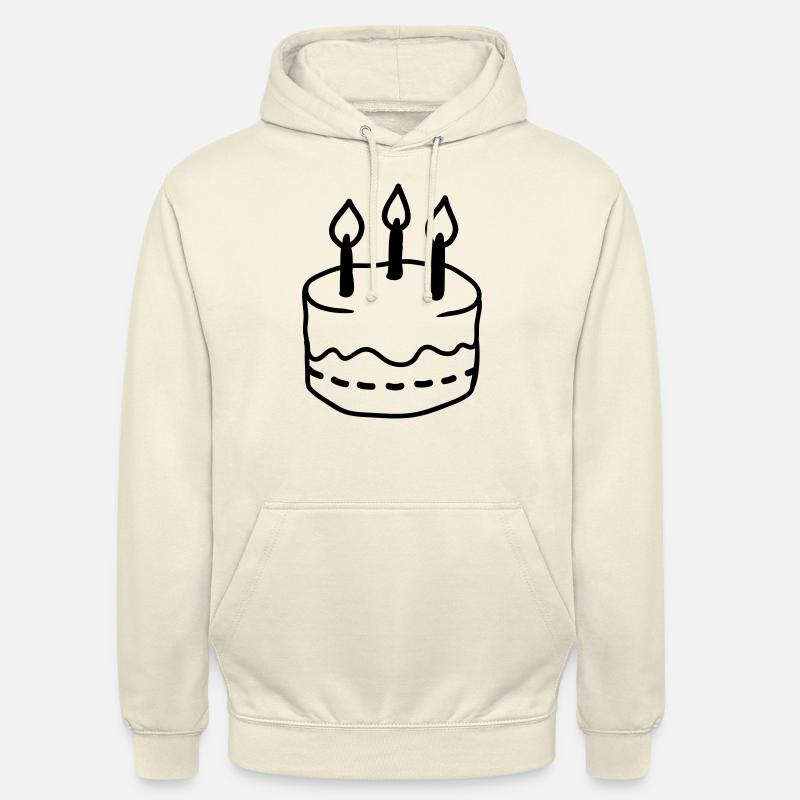 Torte - Line - Unisex Hoodie - Vanille-Milchshake