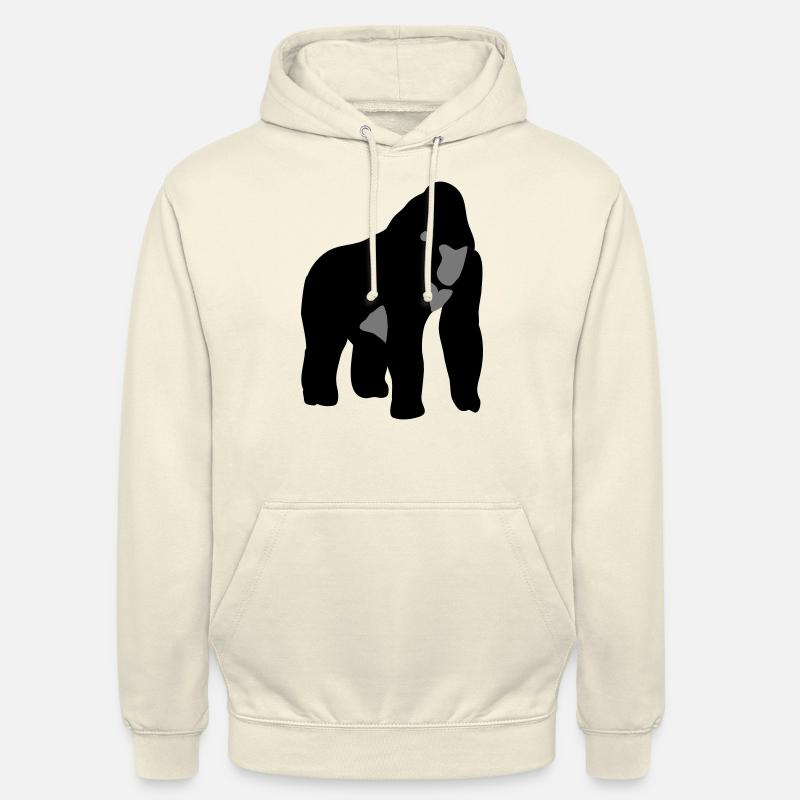 Ape Monkey Gorilla - Sweat-shirt à capuche unisexe - vanille