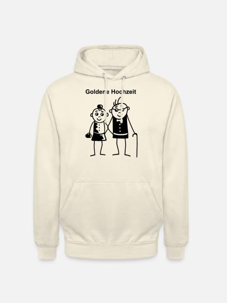 Goldene Hochzeit - Unisex Hoodie - Vanille-Milchshake