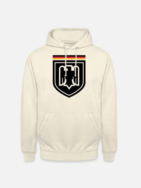 Germany Eagle Badge 01 - Unisex Hoodie - vanilla