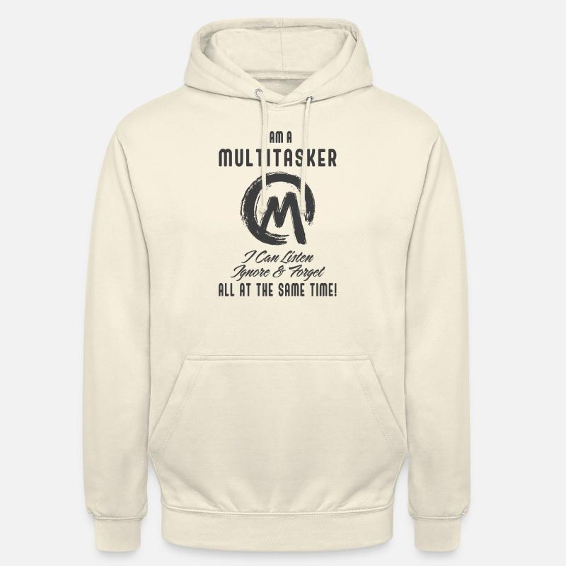 Ich bin ein Multitasker - Unisex Hoodie - Vanille-Milchshake