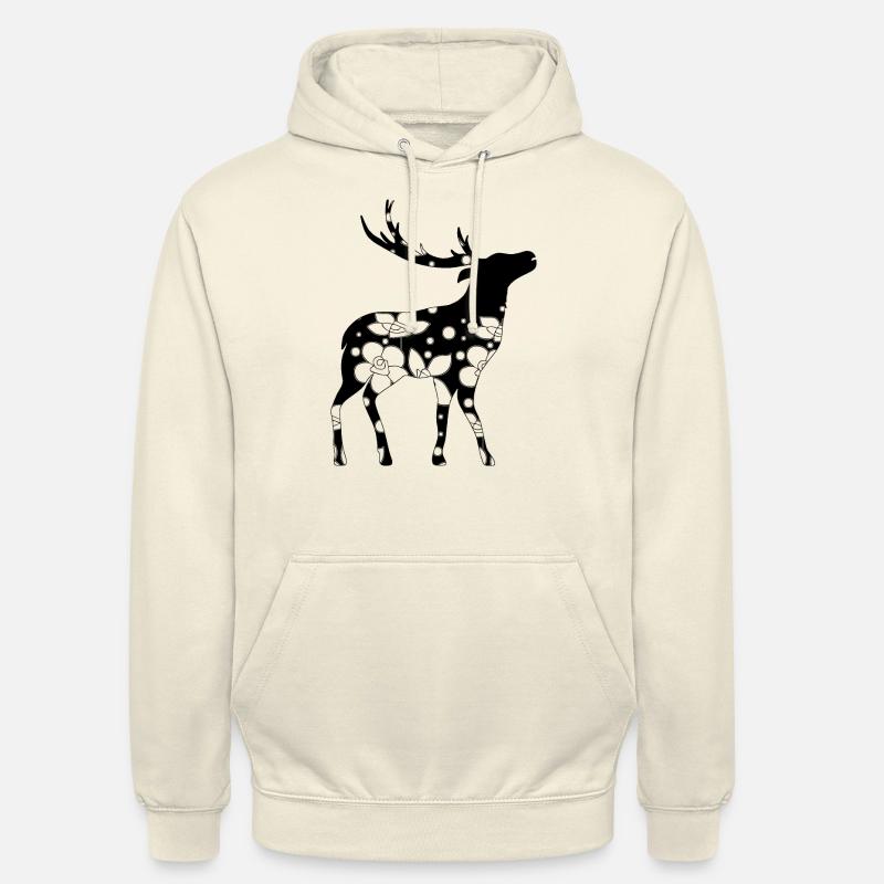 Hirsch - Unisex Hoodie - Vanille-Milchshake