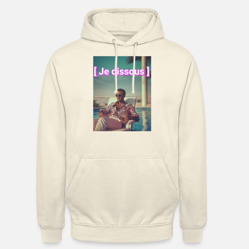 Je dissous [MacronWave] - Sweat-shirt à capuche unisexe - vanille