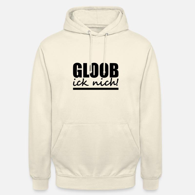 Berlinerisch - Dialekt - Spruch - Unisex Hoodie - Vanille-Milchshake