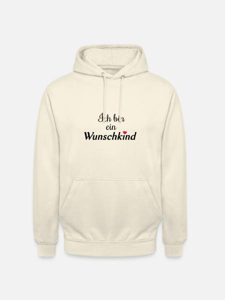 Ich bin ein wunschkind - Unisex Hoodie - Vanille-Milchshake