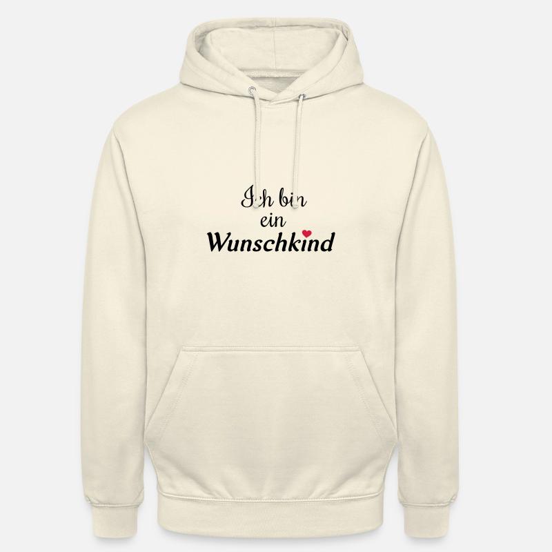 Ich bin ein wunschkind - Unisex Hoodie - Vanille-Milchshake