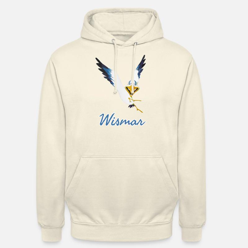 Lachmöwe Wismar - Unisex Hoodie - Vanille-Milchshake