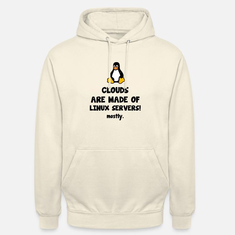 Linux Server Sysadmin Computer Scientist Saying - Unisex Hoodie - vanilla