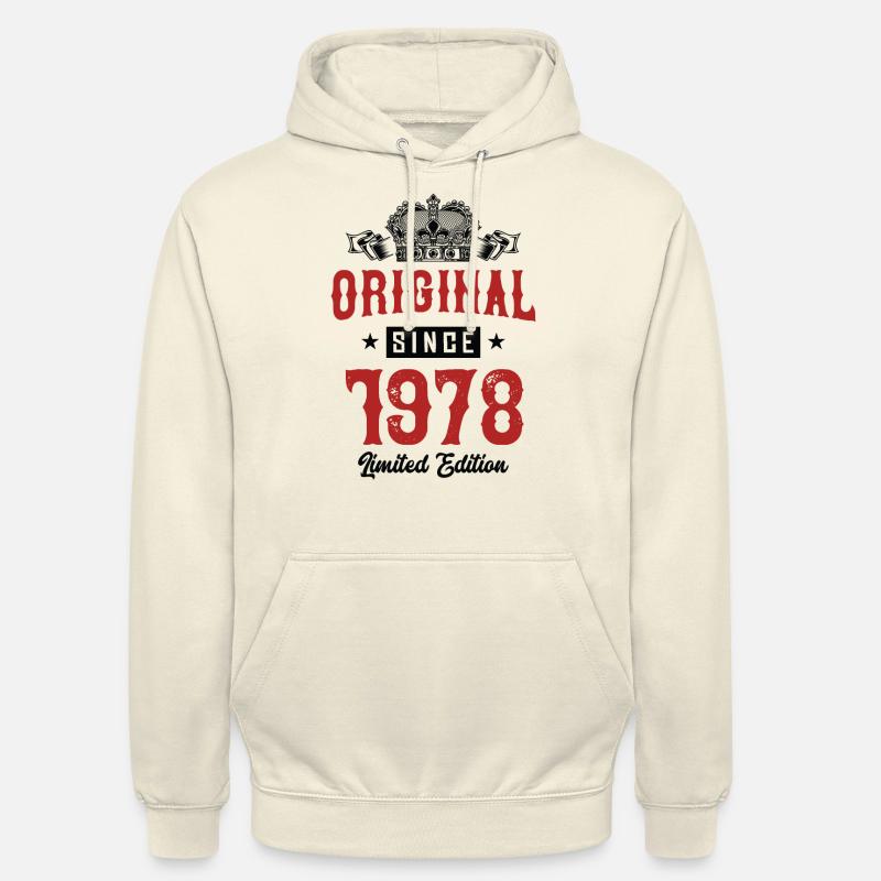 1978 Édition limitée - Sweat-shirt à capuche unisexe - vanille
