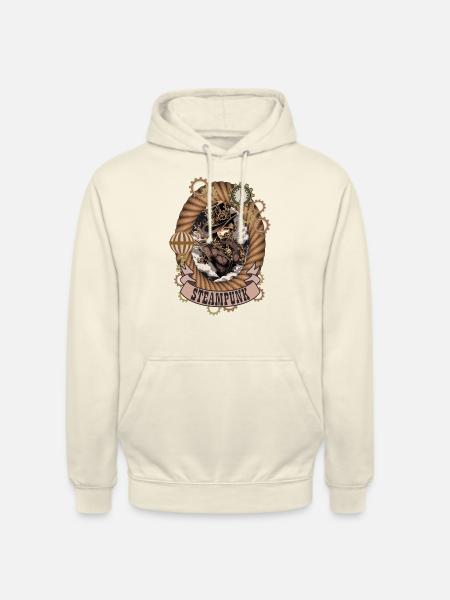 STEAMPUNK GIRL - Unisex Hoodie - vanilla